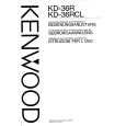 KENWOOD KD36R/RCL Owner's Manual cover photo