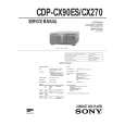 SONY CDP-CX90ES Service Manual cover photo