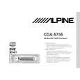 ALPINE CDA5755 Owner's Manual cover photo