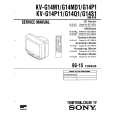 SONY KVG14S1 Service Manual cover photo
