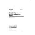SONY ICF-C723 Owner's Manual cover photo