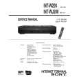 SONY INT-W200 Service Manual cover photo