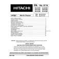 HITACHI 32FX49B Owner's Manual cover photo