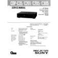 SONY CDP-C201 Owner's Manual cover photo