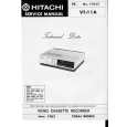 HITACHI VT11A Service Manual cover photo