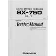 PIONEER SX-750 Service Manual cover photo