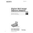 SONY MVCFDR1 Owner's Manual cover photo