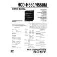 SONY MHC-550 Service Manual cover photo