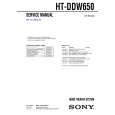 SONY HTDDW650 Service Manual cover photo