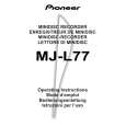 PIONEER MJL77 Owner's Manual cover photo