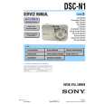 SONY DSCN1 Service Manual cover photo