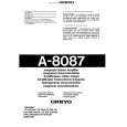 ONKYO A-8087 Owner's Manual cover photo