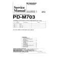 PIONEER PDM703 Service Manual cover photo