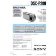 SONY DSCP200 Service Manual cover photo