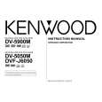 KENWOOD DV5050M Owner's Manual cover photo
