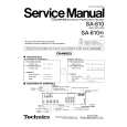TECHNICS SA810/K Service Manual cover photo