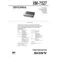 SONY XM7527 Service Manual cover photo