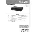 SONY SEQV901 Service Manual cover photo