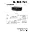 SONY TA-F542E Service Manual cover photo