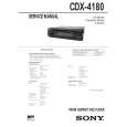 SONY CDX4180 Service Manual cover photo