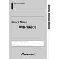 PIONEER AVD-W6000 Service Manual cover photo