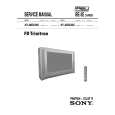 SONY KV32DX30U Service Manual cover photo