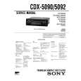 SONY CDX5090 Service Manual cover photo
