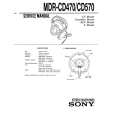 SONY MDR-CD470 Service Manual cover photo