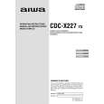 AIWA CDCX227 Owner's Manual cover photo