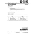 SONY SSXB30 Service Manual cover photo