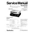 TECHNICS RSM270X Service Manual cover photo