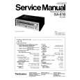 TECHNICS SA818 Service Manual cover photo