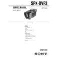 SONY SPKDVF3 Service Manual cover photo