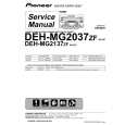 PIONEER DEHMG2037ZF Service Manual cover photo