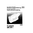 CANON UC-X1 Owner's Manual cover photo