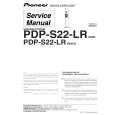 PIONEER PDP-S22-LR Service Manual cover photo