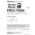PIONEER HDJ-1000/XCN1/EW Service Manual cover photo