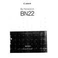 CANON BN22 Owner's Manual cover photo