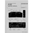 KENWOOD A-63 Service Manual cover photo