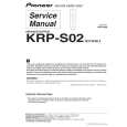 PIONEER KRP-S02/SXTW/WL5 Service Manual cover photo