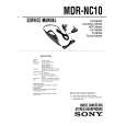 SONY MDR-NC10 Owner's Manual cover photo
