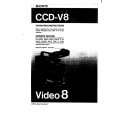 SONY CCD-V8 Owner's Manual cover photo