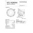 KENWOOD KFCHQW250 Service Manual cover photo