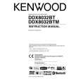 KENWOOD DDX8032BTM Owner's Manual cover photo