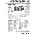 SONY DCRTRV130E Service Manual cover photo