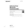 SONY RMTP1 Owner's Manual cover photo