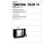 SONY KV-2084R Owner's Manual cover photo