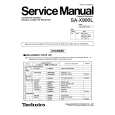 TECHNICS SAX900L Service Manual cover photo