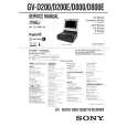 SONY GVD200/E Service Manual cover photo