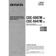 AIWA CDCX447 Owner's Manual cover photo